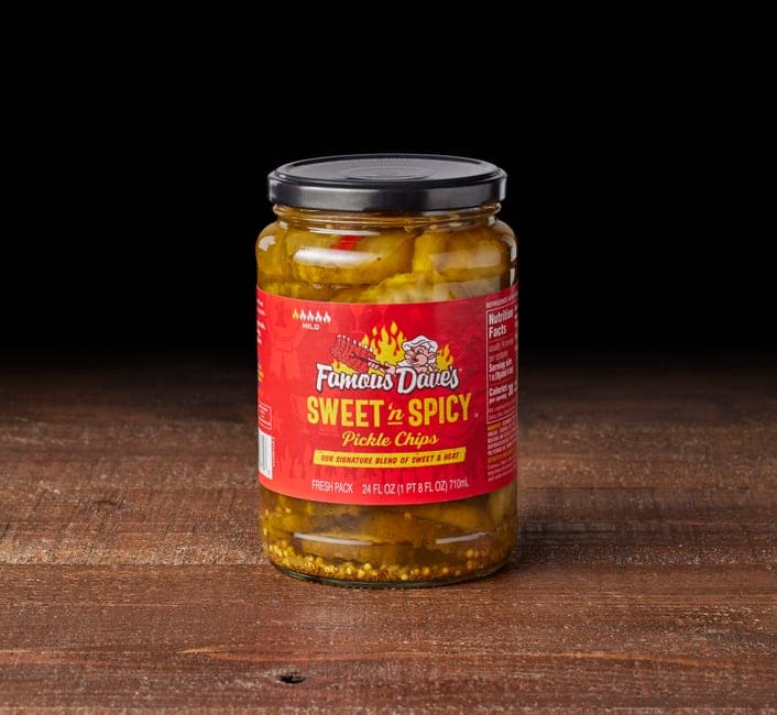 Famous Dave's Sweet 'n Spicy Pickle Chips